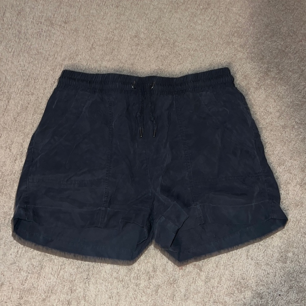 Black Flowy Shorts